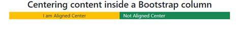 How to center content in a Bootstrap column