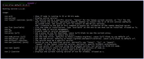 How to change Nodejs version with nvm