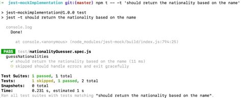 How to change mock implementation on a per single test basis
