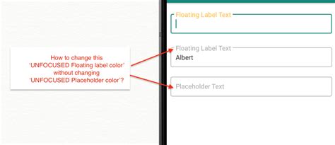How to change the floating label color of TextInputLayout