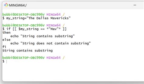 How to check if a string contains a substring in Bash