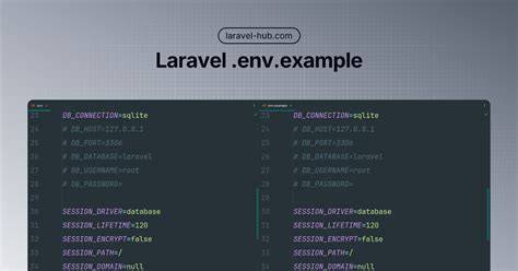 How to comment in laravel env file