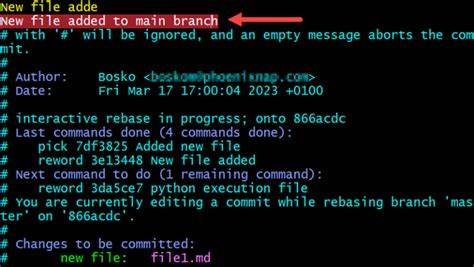 How to commit no change and new message