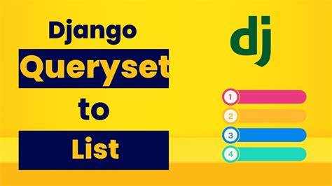 How to convert a Django QuerySet to a list