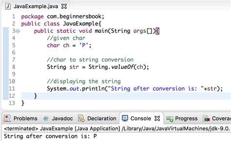 How to convertparse from String to char in java