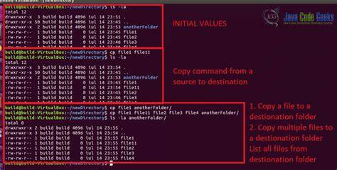 How to copy a file to multiple directories using the gnu cp command