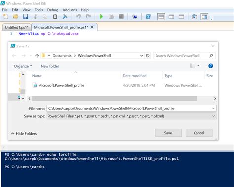 How to create permanent PowerShell Aliases