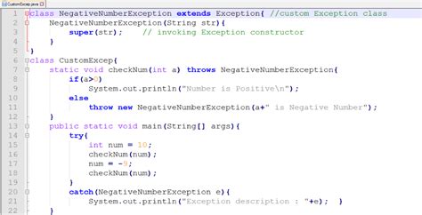 How to define custom exception class in Java the easiest way
