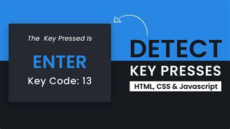 How to detect key presses