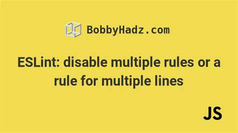 How to disable multiple rules for eslint nextline