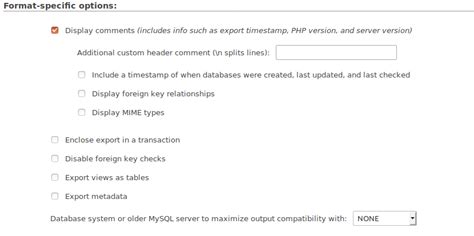 How to export and import a sql file from command line with options duplicate