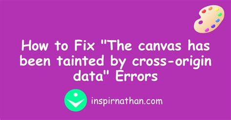 How to fix getImageData error The canvas has been tainted by cross-origin data