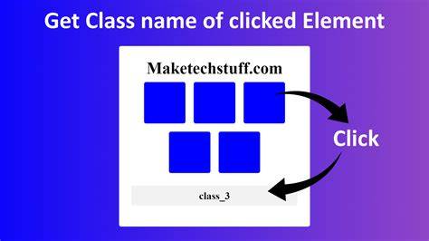 How to get the class of the clicked element