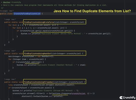 How to get the first element of the List or Set duplicate