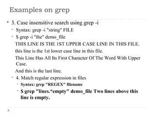 How to grep for case insensitive string in a file