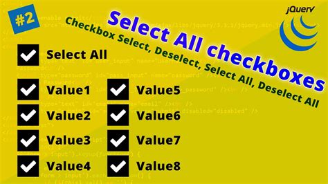 How to implement a select all checkbox in HTML