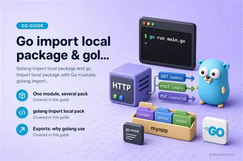 How to import local packages in go