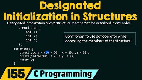 How to initialize a struct in accordance with C programming language standards