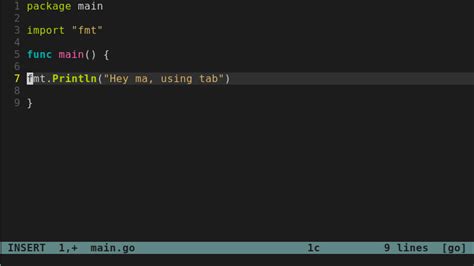 How to insert tab character when expandtab option is on in Vim