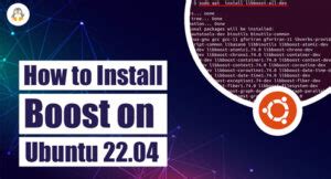 How to install Boost on Ubuntu