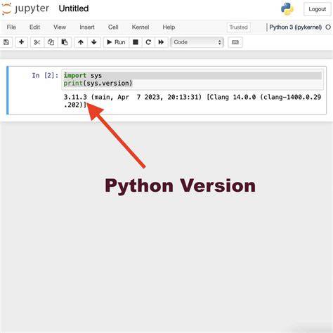 How to know which Python is running in Jupyter notebook