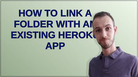 How to link a folder with an existing Heroku app