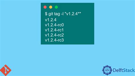 How to list all Git tags