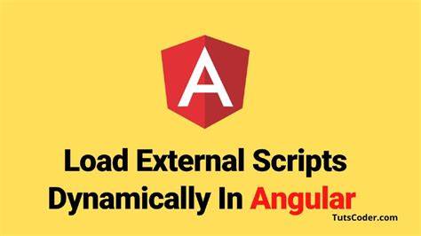 How to load external scripts dynamically in Angular