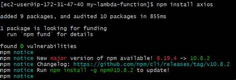 How to load npm modules in AWS Lambda