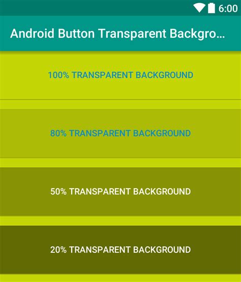 How to make a background 20 transparent on Android