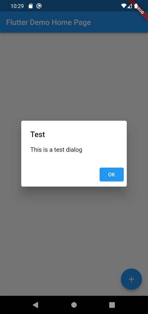 How to make an AlertDialog in Flutter