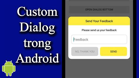 How to make custom dialog with rounded corners in android