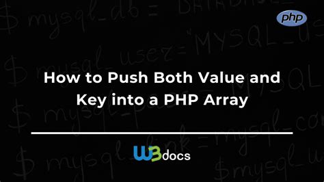 How to push both value and key into PHP array duplicate