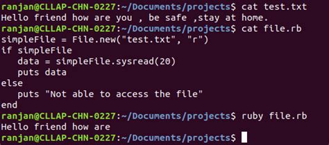 How to read lines of a file in Ruby