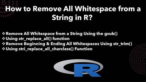How to remove all whitespace from a string