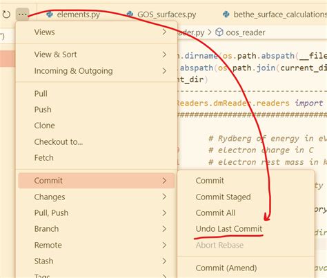 How to remove an unpushed outgoing commit in Visual Studio