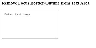 How to remove focus border outline around textinput boxes Chrome duplicate