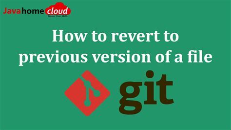 How to revert to origins master branchs version of file