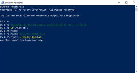 How to run a PowerShell script from a batch file