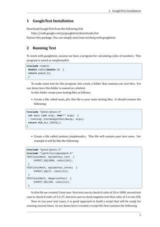 How to run specific test cases in GoogleTest