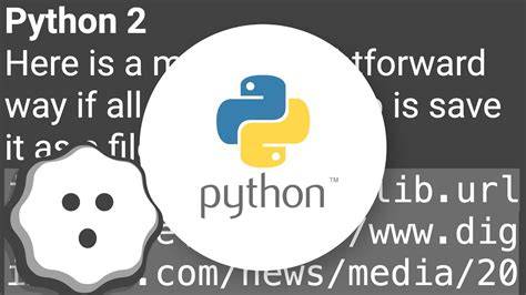 How to save an image locally using Python whose URL address I already know