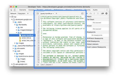 How to search all JavaScript sources in Chrome Developer Tools
