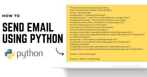 How to send an email with Python