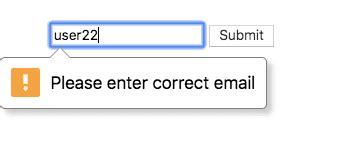How to set custom validation messages for HTML forms