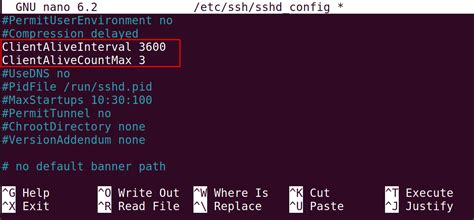 How to set ssh timeout