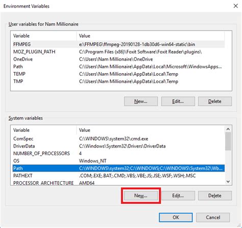 How to set the environment variables for Java in Windows