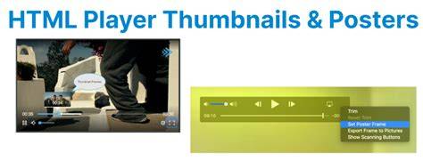 How to set the thumbnail image on HTML5 video