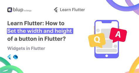 How to set the width and height of a button in Flutter