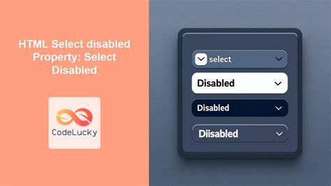 How to show disabled HTML select option by default