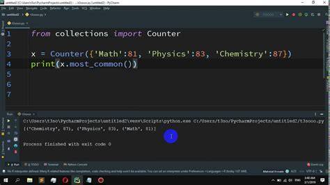 How to sort Counter by value - python